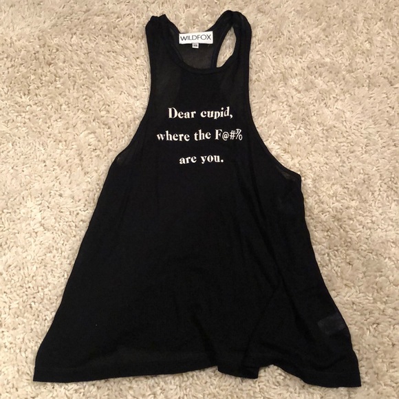 Wildfox Dear Cupid Tank Top - Picture 2 of 4